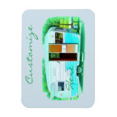 Klassieke oplegger Thunder_Cove Magneet (Verticaal)