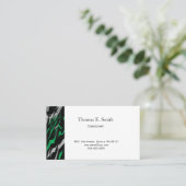 Klassieke oproepkaart contactkaartje (Staand voorkant)