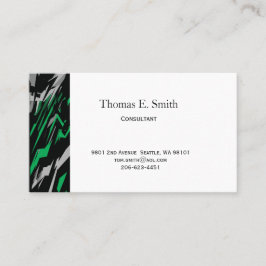 Klassieke oproepkaart contactkaartje