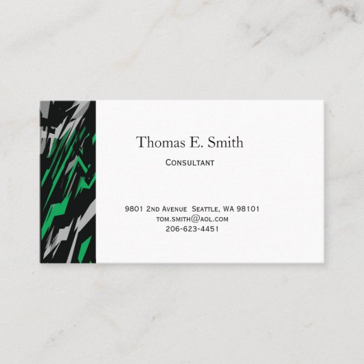 Klassieke oproepkaart contactkaartje (Voorkant)