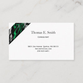 Klassieke oproepkaart contactkaartje