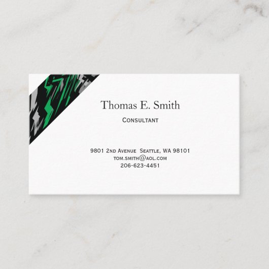 Klassieke oproepkaart contactkaartje (Voorkant)