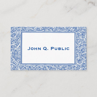 Klassieke oproepkaart contactkaartje