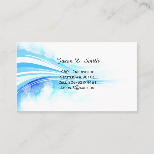 Klassieke oproepkaart contactkaartje (Voorkant)