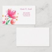 Klassieke oproepkaart contactkaartje (Voorkant / Achterkant)