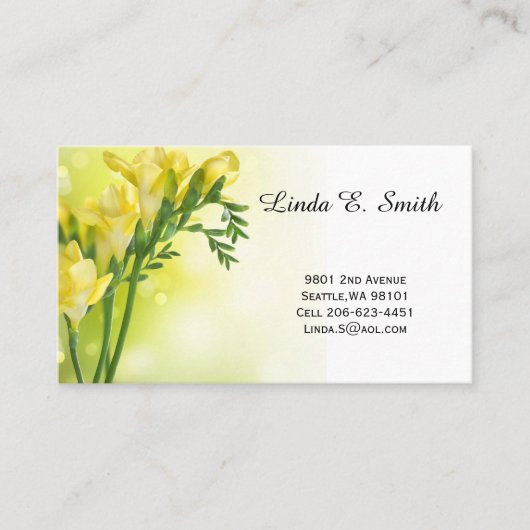 Klassieke oproepkaart visitekaartje (Voorkant)