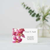 Klassieke oproepkaart visitekaartje (Staand voorkant)