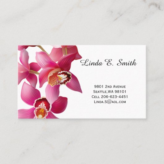 Klassieke oproepkaart visitekaartje (Voorkant)