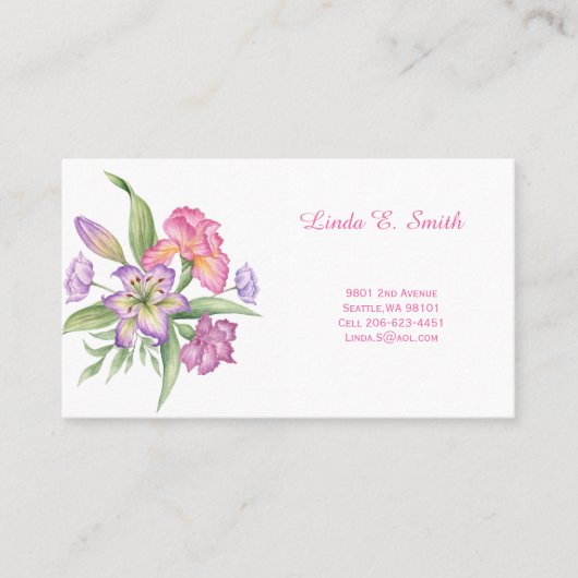 Klassieke oproepkaart visitekaartje (Voorkant)