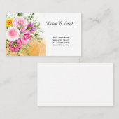 Klassieke oproepkaart visitekaartje (Voorkant / Achterkant)