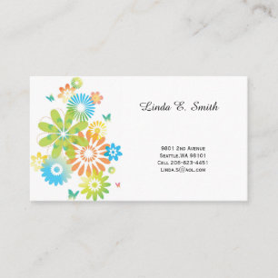 Klassieke oproepkaart visitekaartje