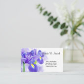 Klassieke oproepkaart visitekaartje (Staand voorkant)