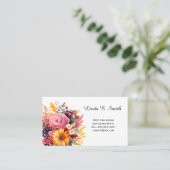 Klassieke oproepkaart visitekaartje (Staand voorkant)