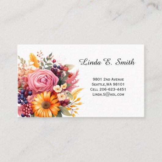 Klassieke oproepkaart visitekaartje (Voorkant)