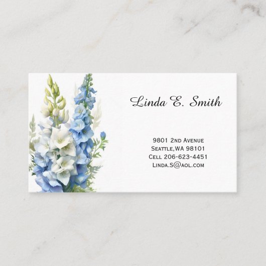 Klassieke oproepkaart visitekaartje (Voorkant)