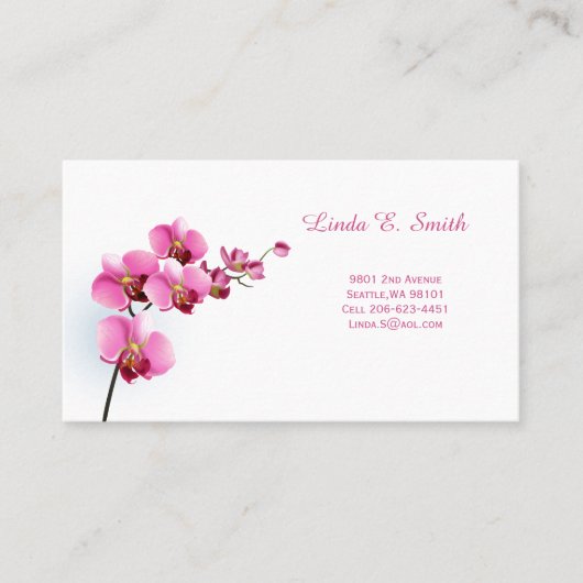 Klassieke oproepkaart visitekaartje (Voorkant)