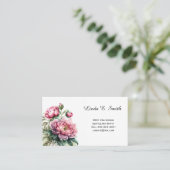 Klassieke oproepkaart visitekaartje (Staand voorkant)