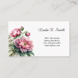 Klassieke oproepkaart visitekaartje