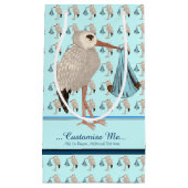 Klassieke opslag (blauw) 2 klein cadeauzakje (Voorkant)