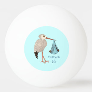 Klassieke opslag (blauw) 2 pingpongbal