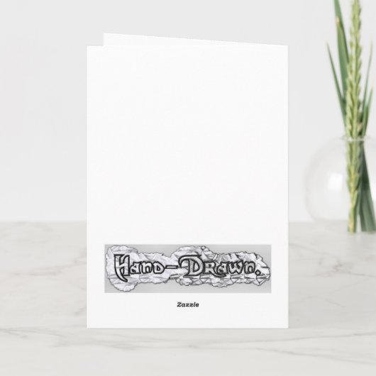 Klassieke opslag (blauw) (Baby shower) Aankondiging (Achterkant)