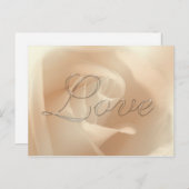 Klassieke opslag datumkaart aankondigingskaart (Voorkant / Achterkant)