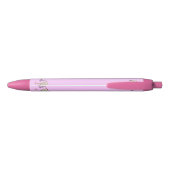 Klassieke opslag (roze) 2 zwarte inkt pen (Achterkant)