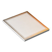 Klassieke Oranje zonnebrander lijst Foto van Class Notitieblok (Schuin)