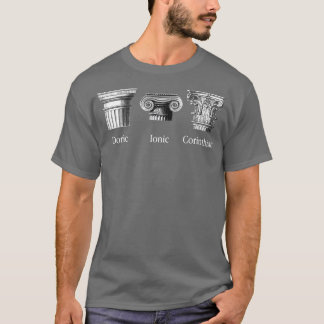 Klassieke Orders Architectuur Geschiedenis T-shirt
