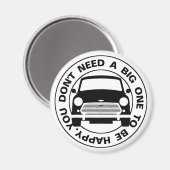Klassieke originele Britse mini-auto Magneet (Voorkant / Achterkant)