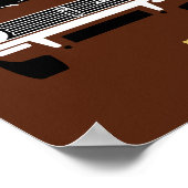 Klassieke originele mini Clubman-minimalistische k Poster (Hoek)