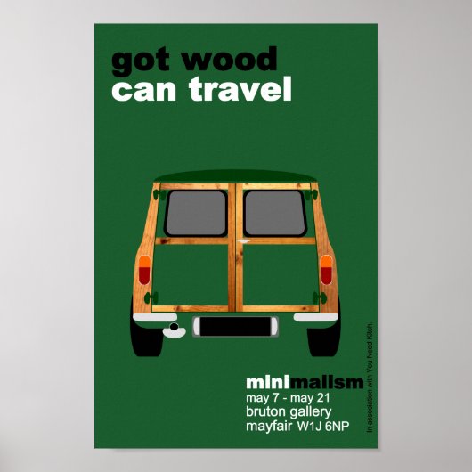Klassieke originele mini-landtentoonstelling poster (Voorkant)