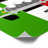 Klassieke originele miniatuurkunst poster (Hoek)