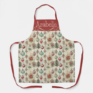 Klassieke  Ornamenten op Keuken Schort