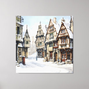 Klassieke Oud Amsterdam Kunst Canvas Afdruk