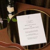 Klassieke Oud Geld Huwelijksuitnodiging Kaart