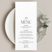 Klassieke Oud Geld Trouwen Menu