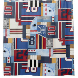 Klassieke  Oud-IJskee Gedekte Shirten Douchegordijn