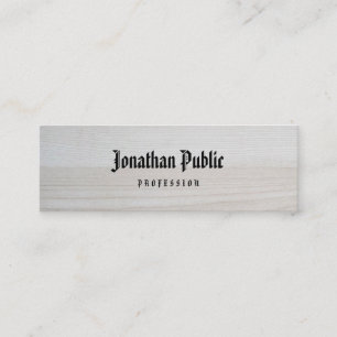 Klassieke oude Amerikaanse tekst met houtslangrafi Mini Visitekaartje