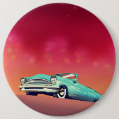 Klassieke Oude Auto Ronde Button 6,0 Cm (Voorkant)
