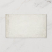 Klassieke oude auto visitekaartje (Achterkant)