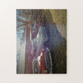 Klassieke oude auto's legpuzzel (Verticaal)