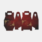 Klassieke oude papieren bruiloft bedankdoosjes (Uitgevouwen)