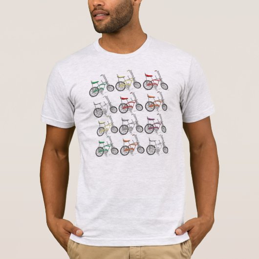 Klassieke oude schoolfietsen t-shirt (Voorkant)