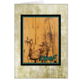 Klassieke oude Tiki menu uit de midden eeuw! (Voorkant)