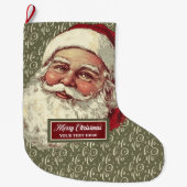 Klassieke Ouderwetse kerstkous Grote Kerstsok (Voorkant)