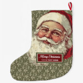 Klassieke Ouderwetse kerstkous Grote Kerstsok (Achterkant)