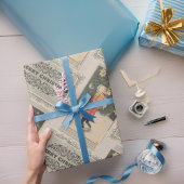 Klassieke Ouderwetse Notenkraker Victor Records Cadeaupapier