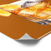 Klassieke ouderwetse receptbar poster (Hoek)