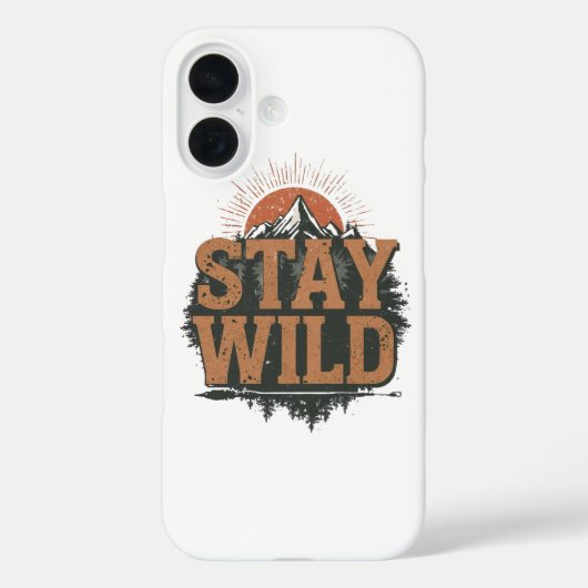 Klassieke Outdoor Natuur Quote Case-Mate iPhone Case (Achterkant)